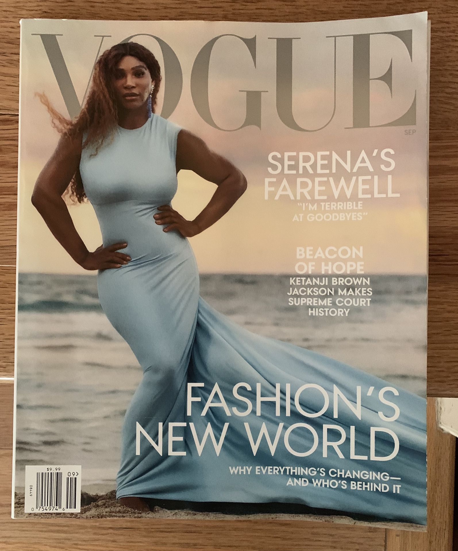 “Vogue” Magazine September 2022 - Serena Williams Cover 