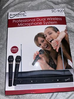 SuperSonic SC-900 Dual Wireless Microphone System