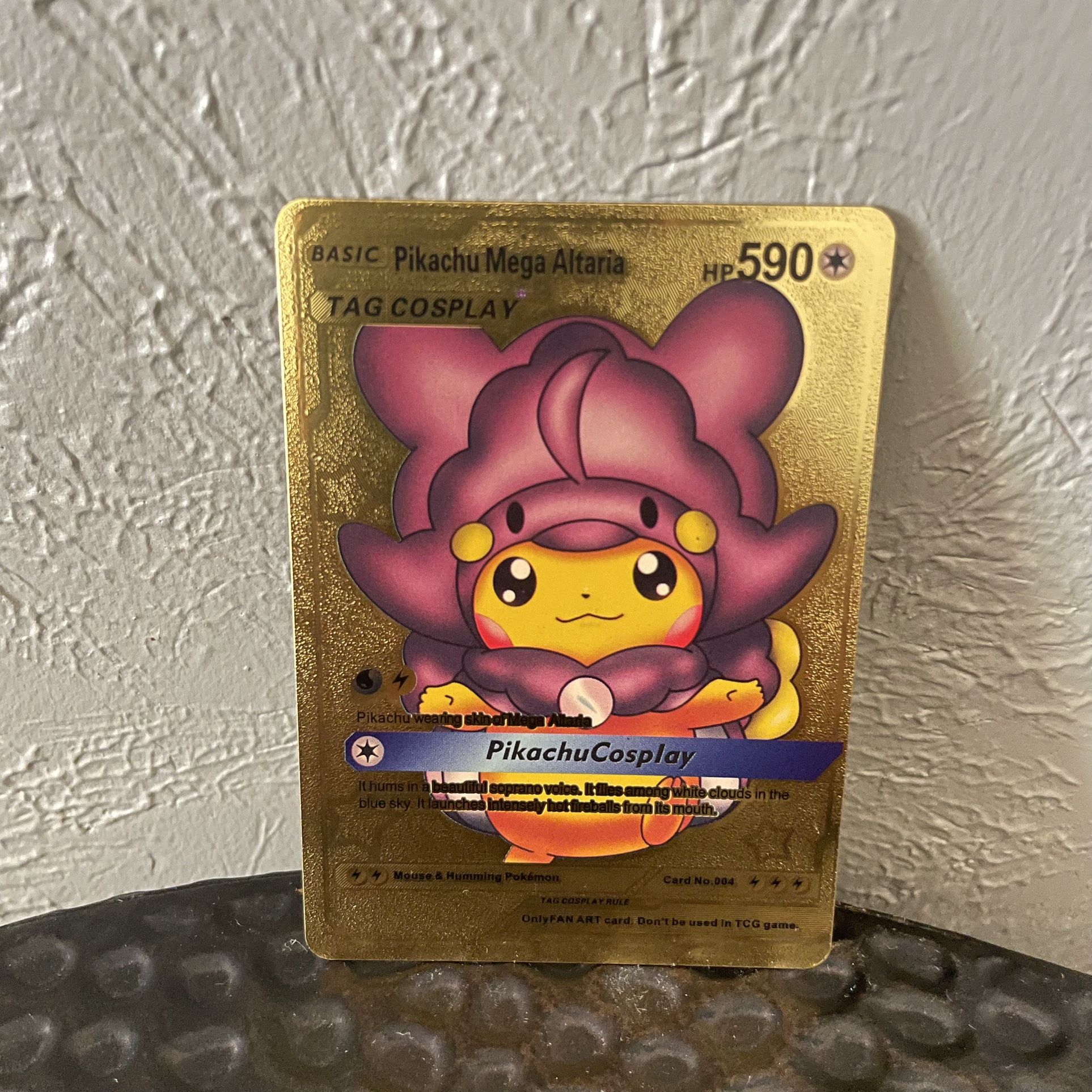 Pikachu Mega Gold Foil Tag Team Cosplay 7 Card Set Pokemon Cards for Sale in Arlington, TX - OfferUp Pikachu Mega Gold Foil Tag Team Cosplay 7 Card Set Pokemon Cards for Sale in Arlington, TX - OfferUp