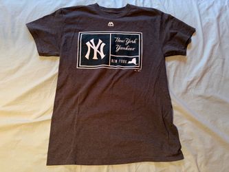 New York Yankees MLB Majestic Navy Shirt; Men’s M