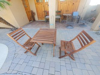 Folding, Compact Wood Table. Sears 2 To 4 People