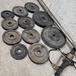 Standard Weights And Barbell