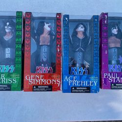 Kiss 2002 Collectable Statues set of 4
