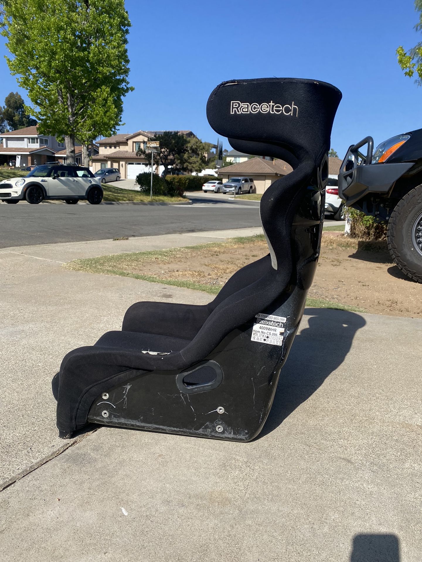 Race Seat And Seat Rails