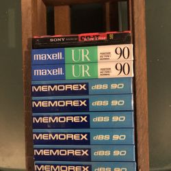  9 Blank Cassettes ,  Never Opened