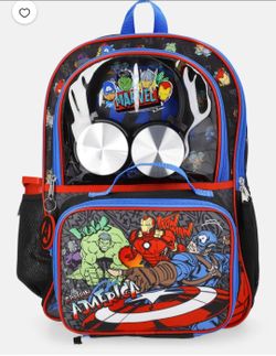 Marvel  backpack with headphones