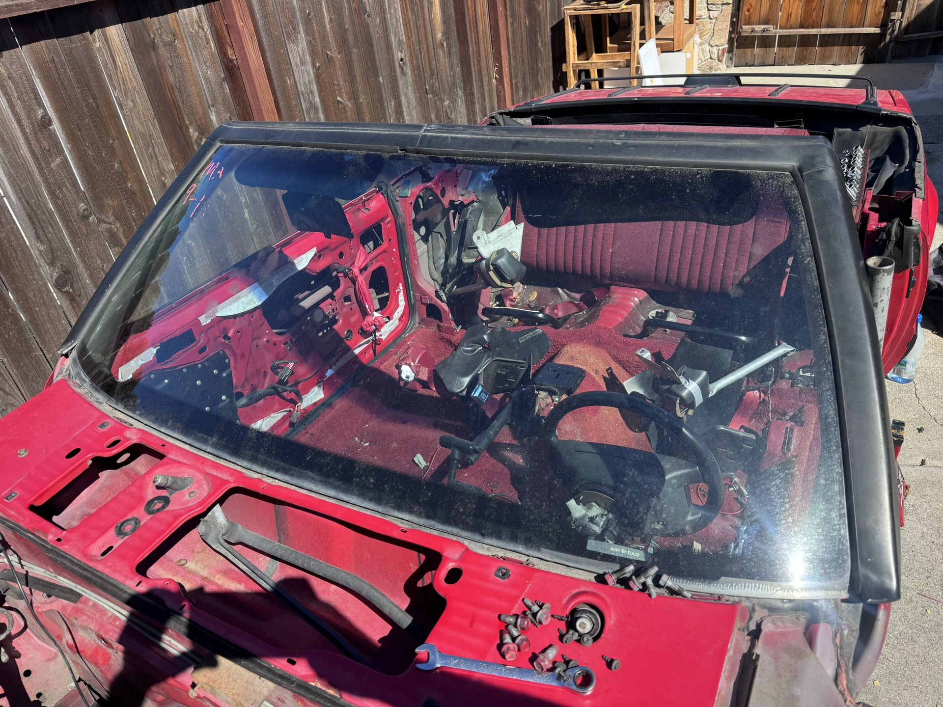 Foxbody Convertible Windshield Molding 