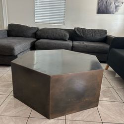 Hexagonal dining table