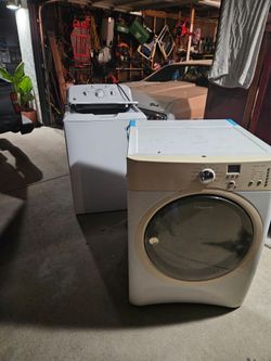 Washer and dryer