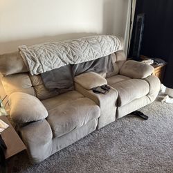 Double Recliner Couch