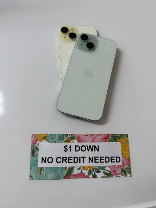 Apple IPhone 15 5G - Only $1 Today Pay The Rest Later!