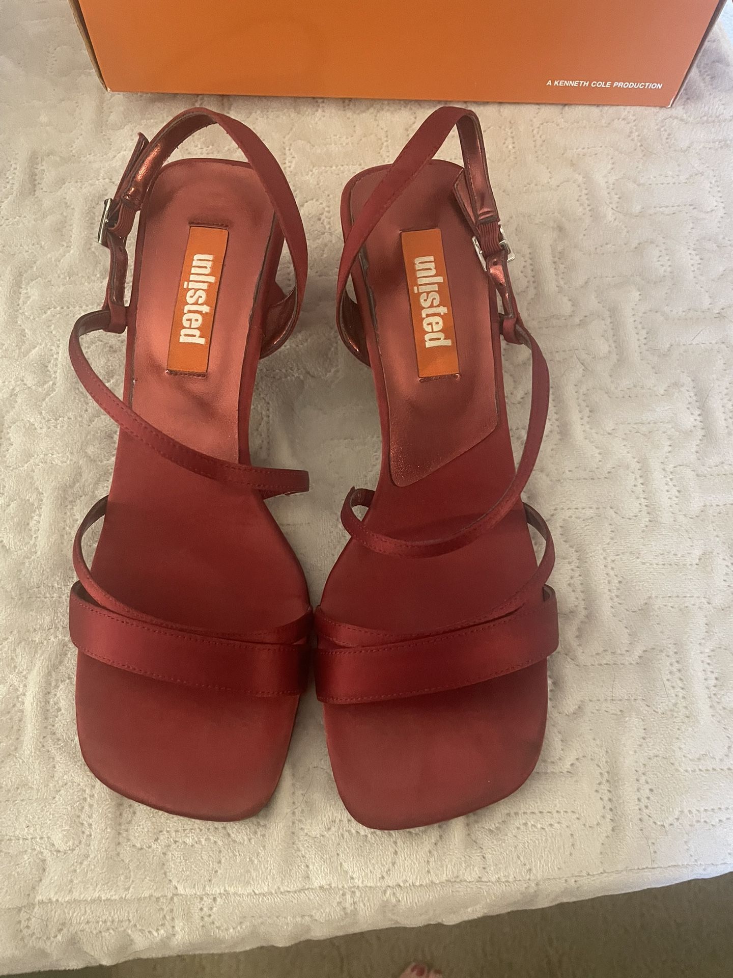 Dressy Sandals Heels Red By Unlisted