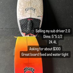 Shortboard, Lost Sub Driver 2.0