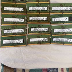 Laptop Ram Lot DDR4 8gb Sets  Read Description  