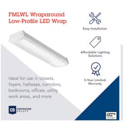 Lithonia Lighting 2-ft 1200 -Lumen Cool White LED Wraparound Light