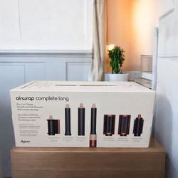 6587810 Dyson Airwrap multi styler complete long strawberry bronze plush pink