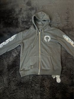 Chrome hearts black zip up size M