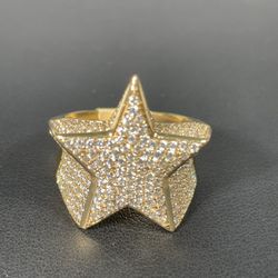 Anillo Modelo Estrella Oro 14k