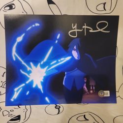 Sasuke print signed by Yuri Lowenthal
