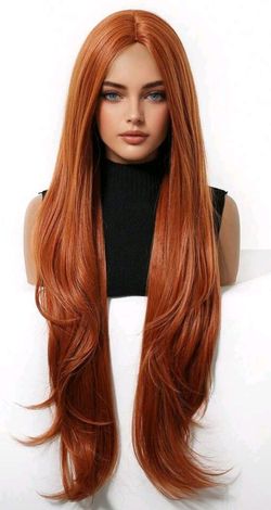 32 inch Wavy Auburn wig!