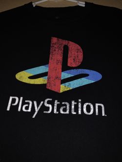 PlayStation 1 2 3 4 5 Classic Logo Video Game Tee Shirt