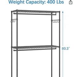 CLOTHING RACK WITH WHEELS