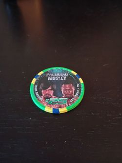 Manny Pacquiao vs Shane Mosley $25 casino chip