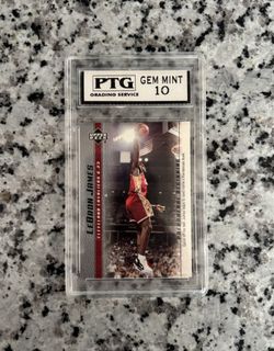 2003 Upper Deck Lebron James Rookie Card #18 PTG 10 Gem Mint