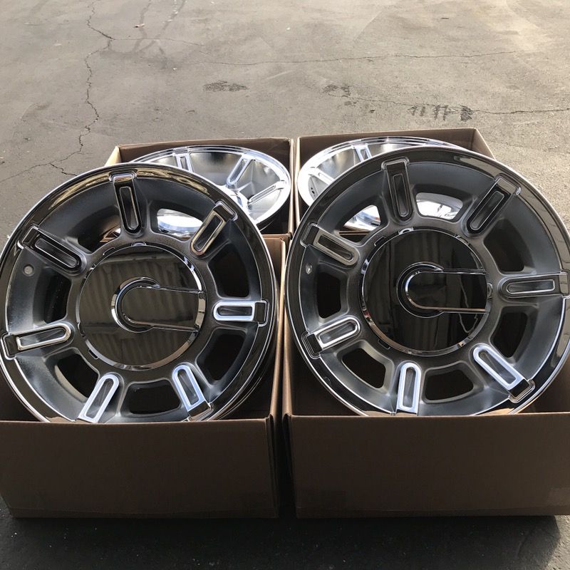 17" oem Hummer H2 factory wheels 17 inch chrome h2 hummer rims for Sale