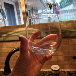 Three Stemless Wine Glasses 