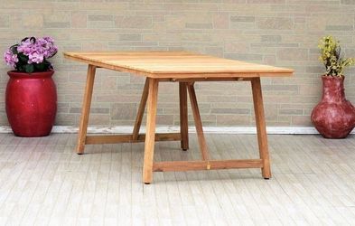 BRAND NEW Rectangular Recycled/Reclaimed Teak Wood Table Ideal Furniture For Outdoor