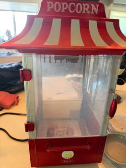 Bella Vintage-Style Popcorn Machine – Red 🍿