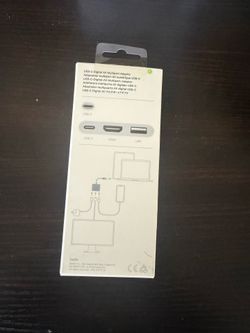 Apple - USB Type-C Digital AV Multiport Adapter - White Model