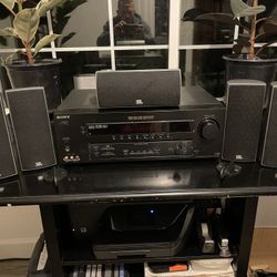 Sony Digital Audio/Video Receiver JBL Surround Speakers W Powered 10” Subwoofer
