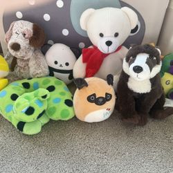Assorted Plush Animals