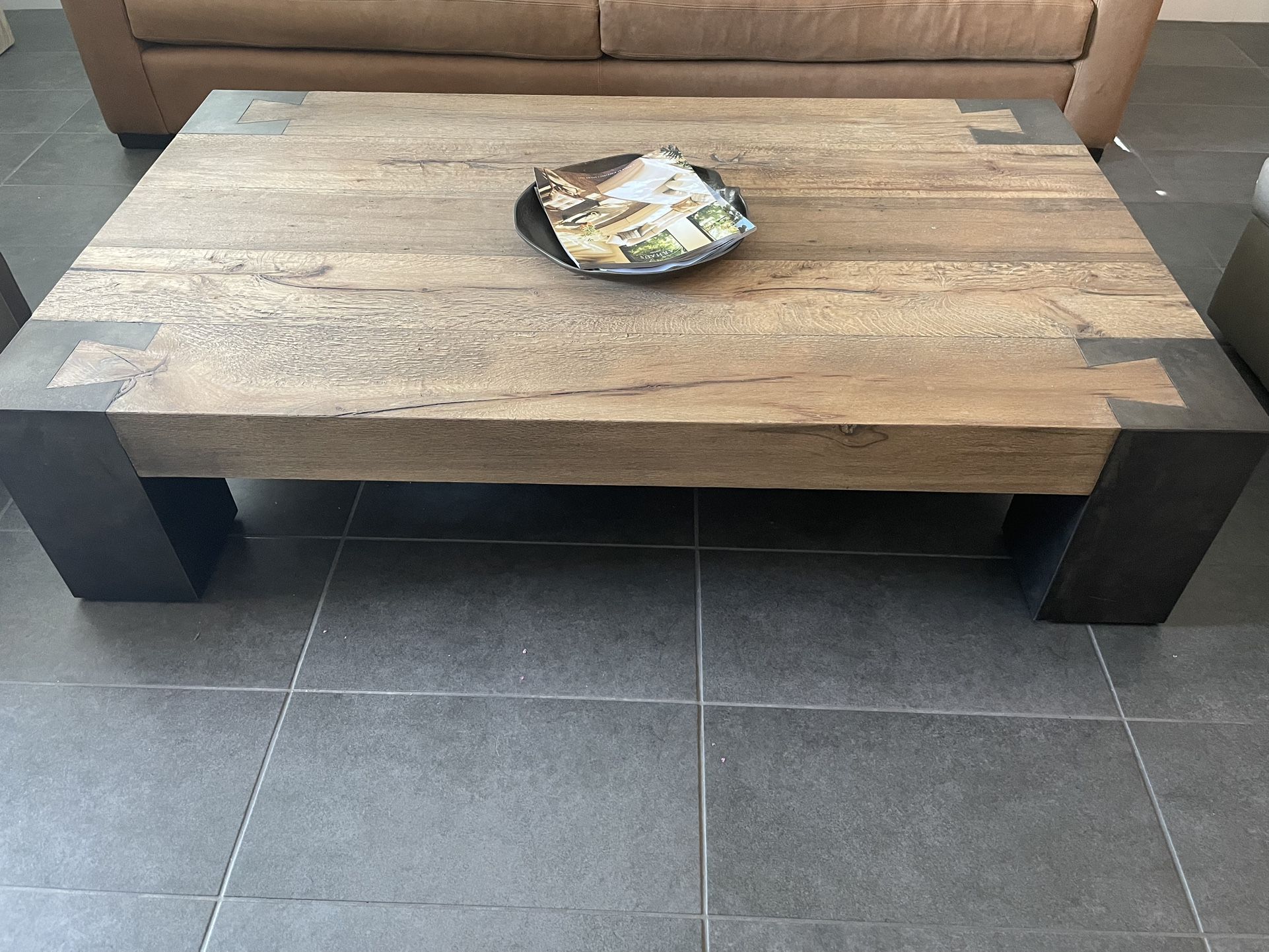 (NEW) Arhaus Wooden Coffee Table