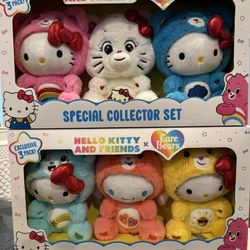 Hello kitty And Friends Care Bear Set