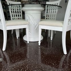 Glass Dining Table And Chairs
