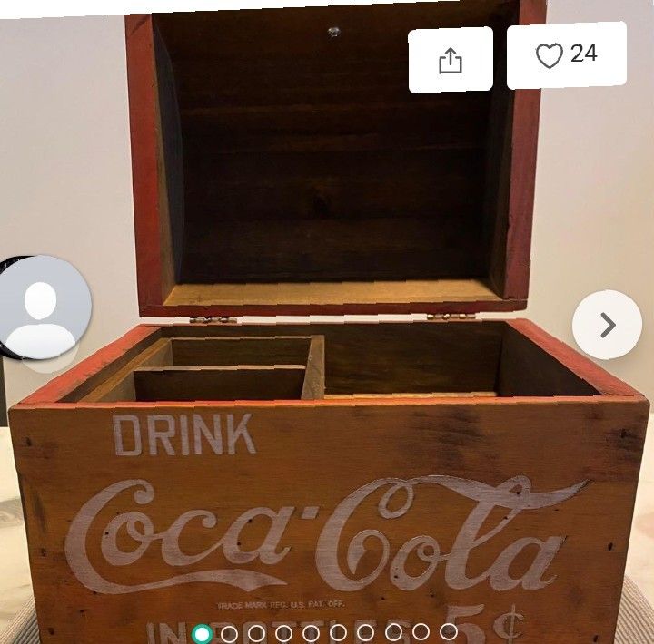 Antique Coca-Cola Chest