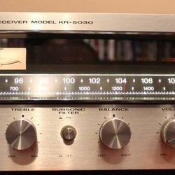Like New Vintage Kenwood Kr-5030 Am FM Stereo Receiver 
