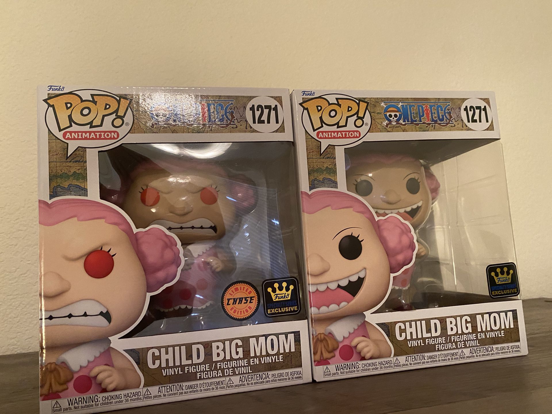One Piece Child Big Mom Duo Funko Pop With Chase 