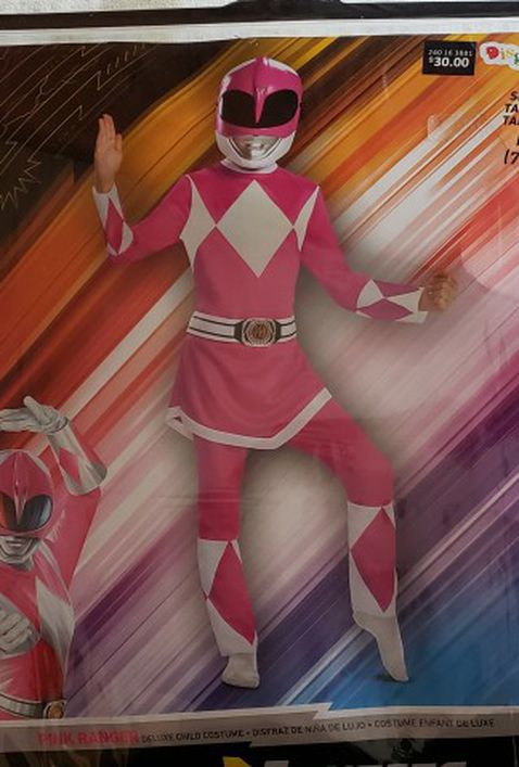 Pink Ranger Deluxe Child Costume 7-8 M
