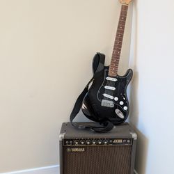 Guitar With Amp 