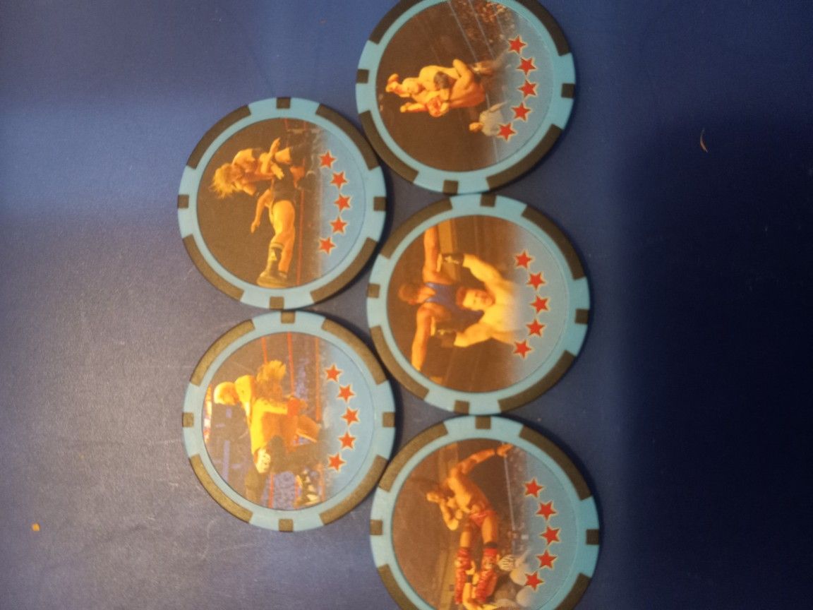 2011 WWE Power Chipz Famous Finishers Inserts