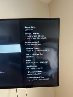 50” insignia fire tv