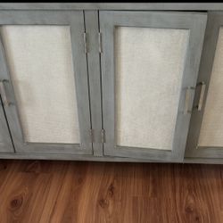 Media Cabinet and Bench 