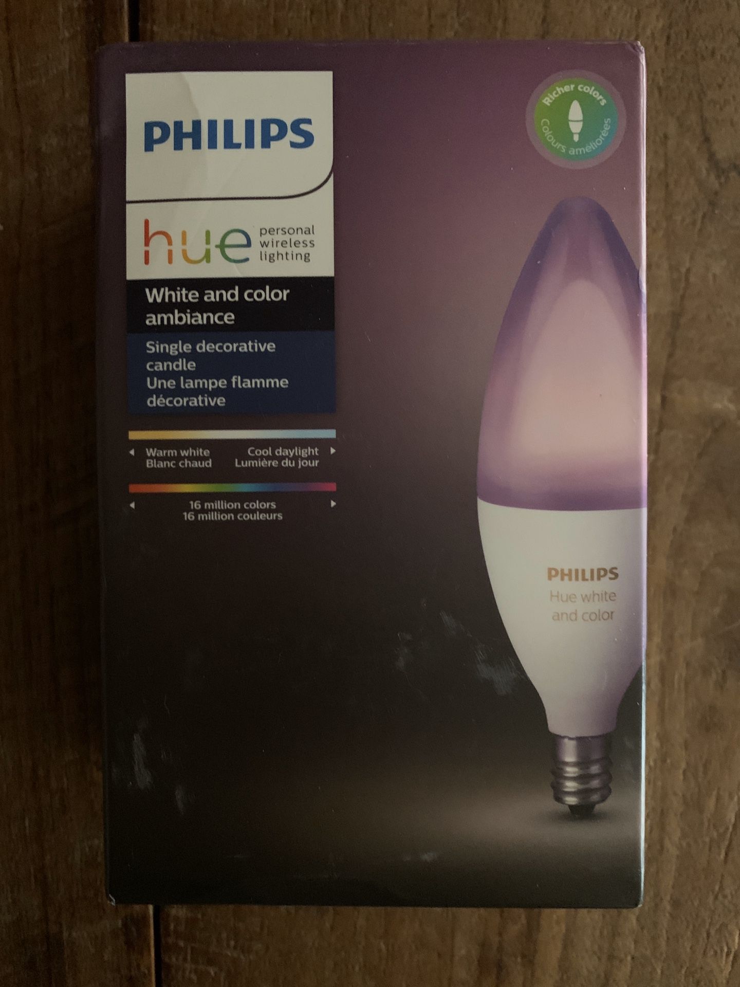 Philips Hue White & Color Ambiance Candle E14 bulb