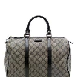 Gucci Supreme Tan Canvas Tote Bag