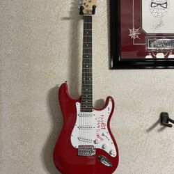 Robert Smith (The Cure) Autographed Guitar