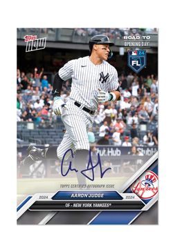 2024 Topps Now Road To Opening Day Autograph Pack